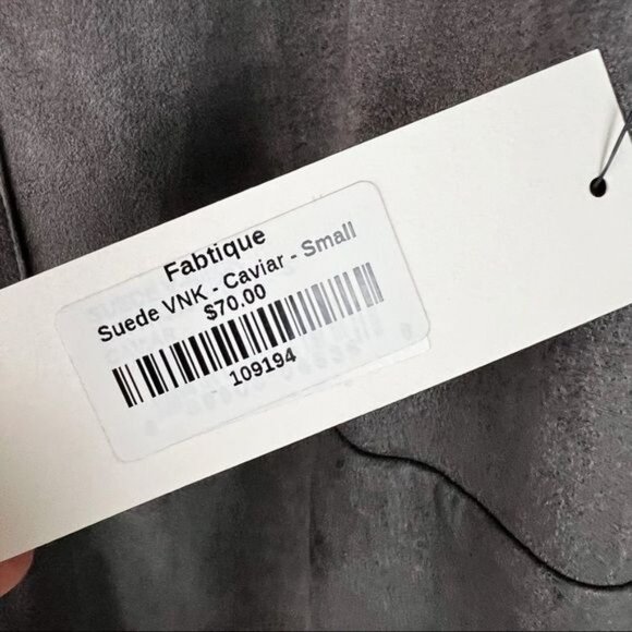 NWT Bishop + Young Suede Caviar Sleeveless Gray Top S Minimalist Fall - Picture 4 of 7